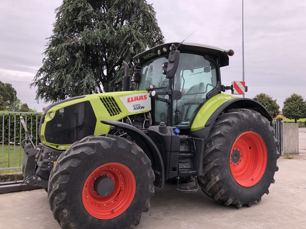 Impianto di frenatura pneumatico su trattore CLAAS AXION 870 CMATIC