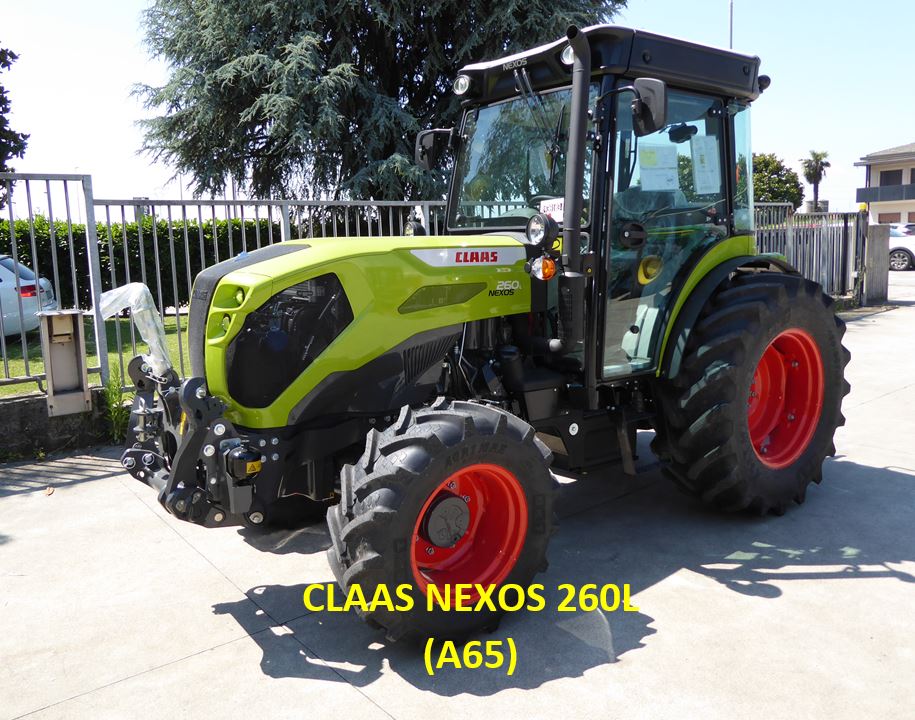 Impianto di frenatura pneumatico su trattore CLAAS NEXOS 260L Mother Regulation