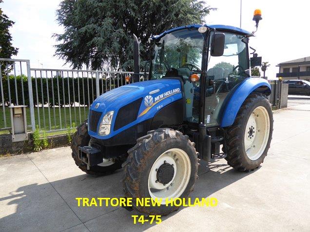 Impianto di Frenatura Pneumatico installato su trattore CNH - NEW HOLLAND T4-75 DT CAB. (AH) 