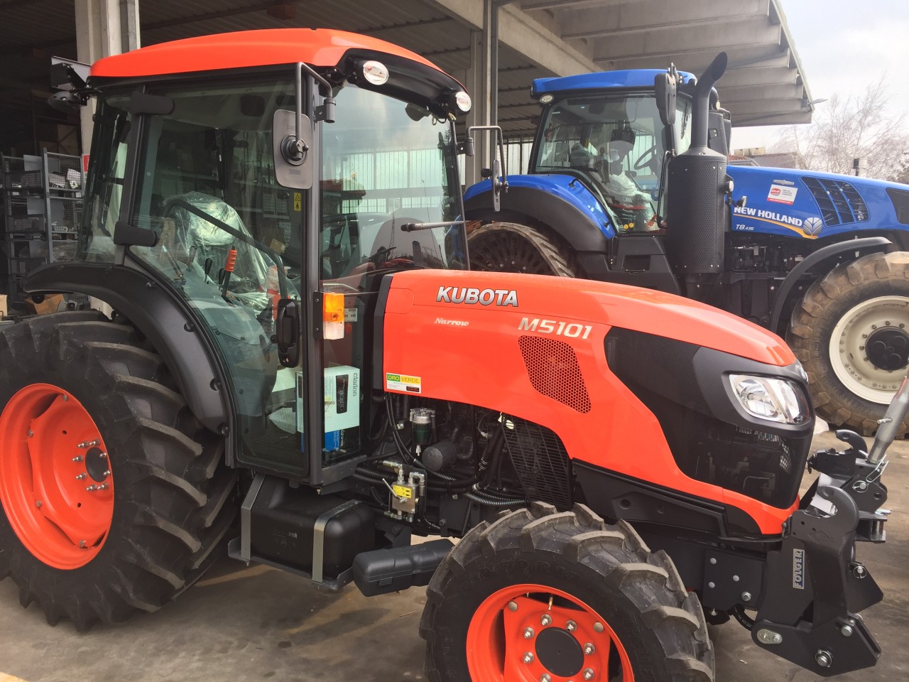 Impianto di Frenatura Pneumatico installato su Kubota M5101DT NQ Narrow