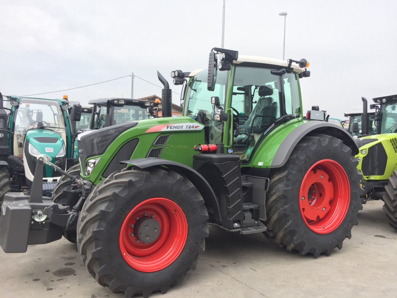 Impianto di Frenatura idraulico installato su Fendt 724 Vario SC4