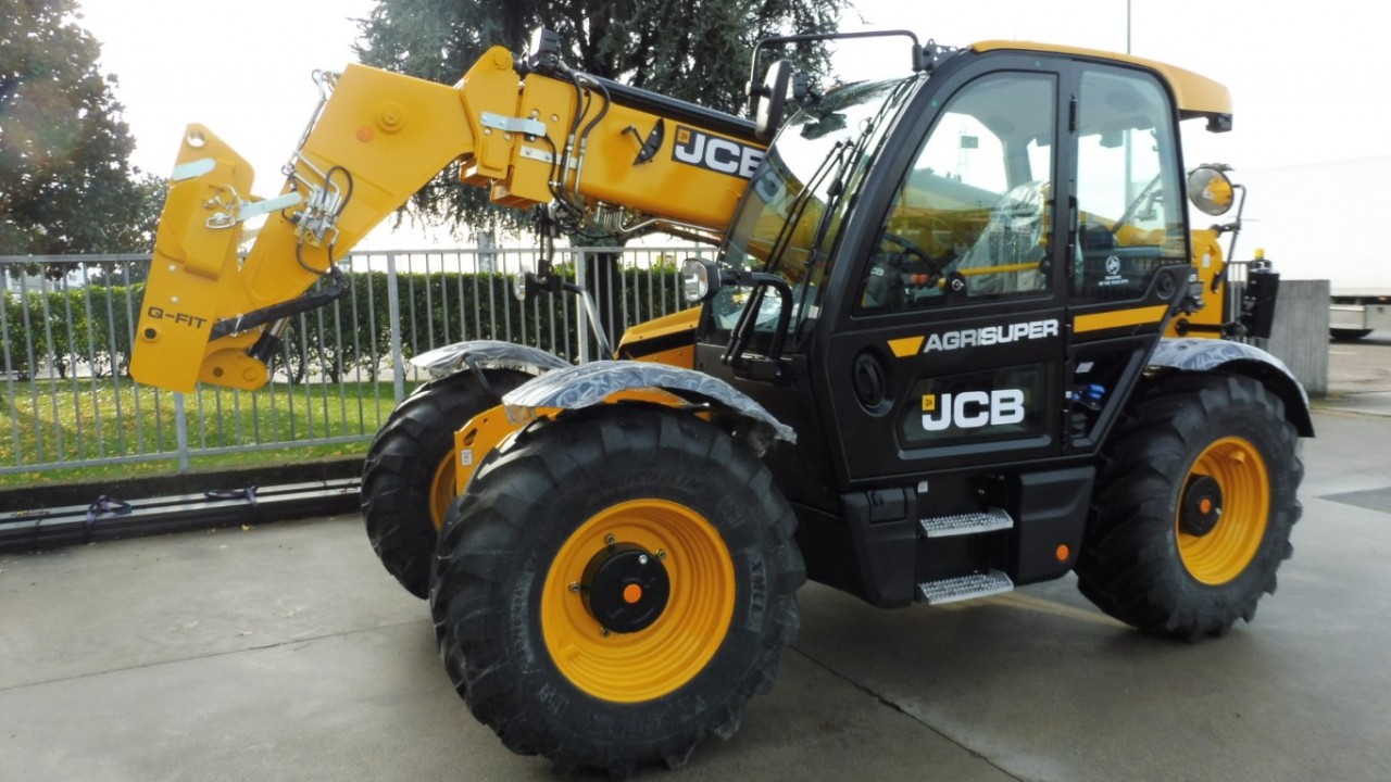 Impianto di Frenatura Pneumatico Mother Regulation installato su movimentatore JCB 536-95 AGRISUPER con braccio telescopico