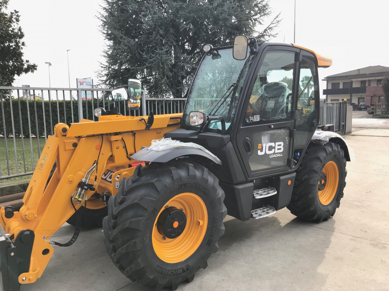 Impianto di Frenatura Pneumatico installato su trattore JCB