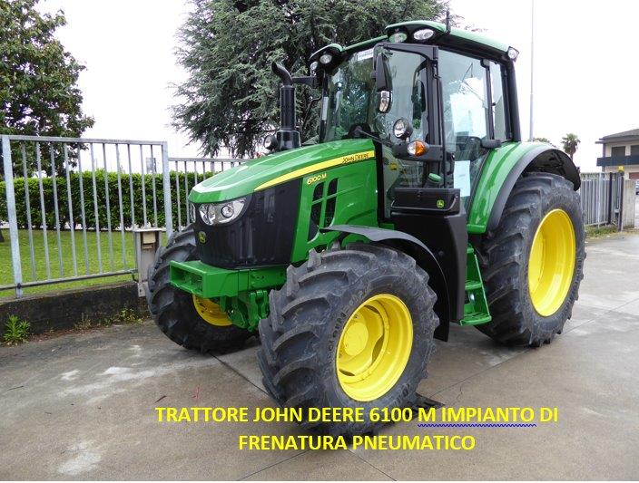 Impianto di frenatura pneumatico per trattore JOHN DEERE 6100M