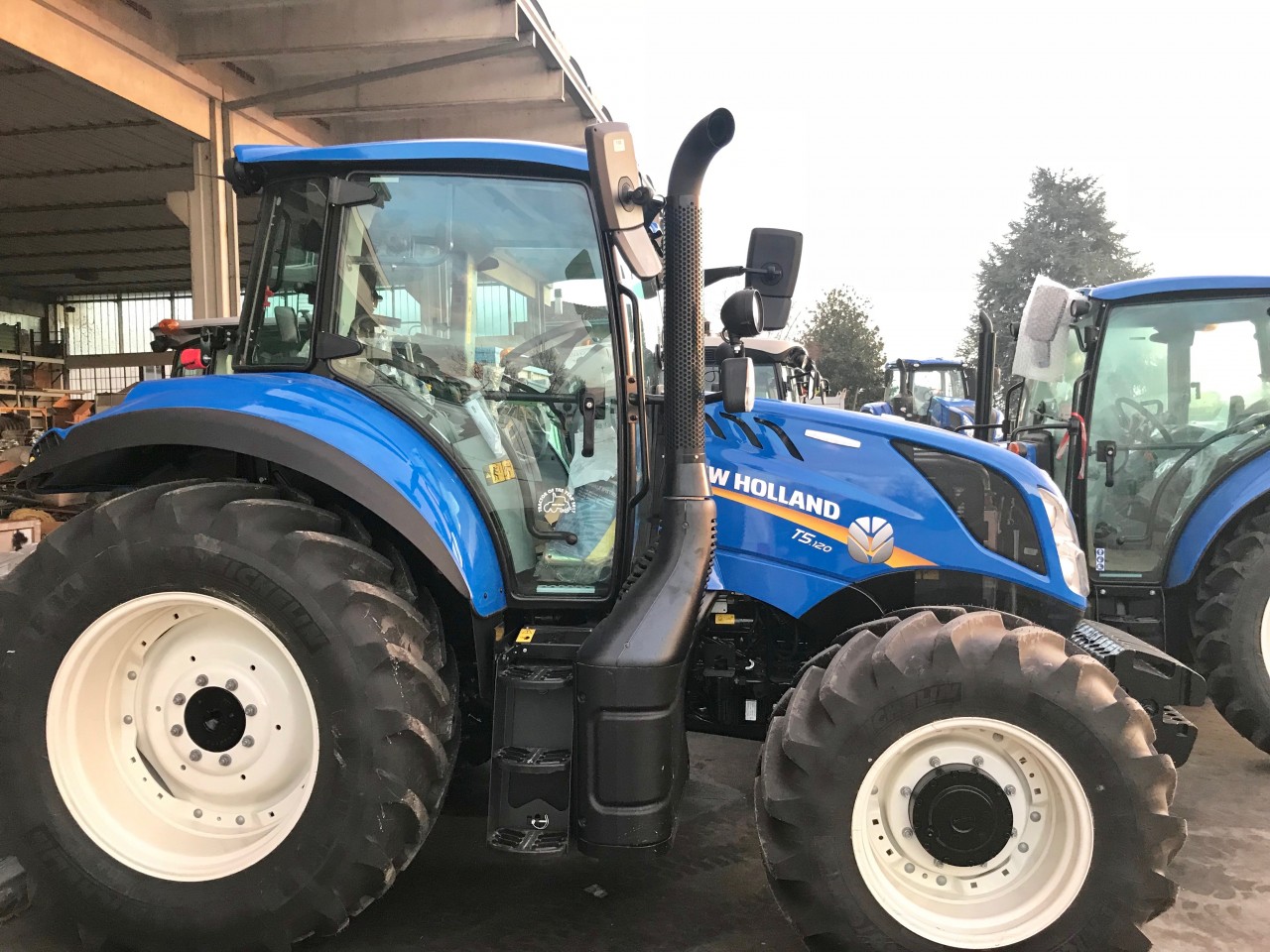 Impianto di Frenatura Pneumatico o Idraulico installato su New Holland T5 120