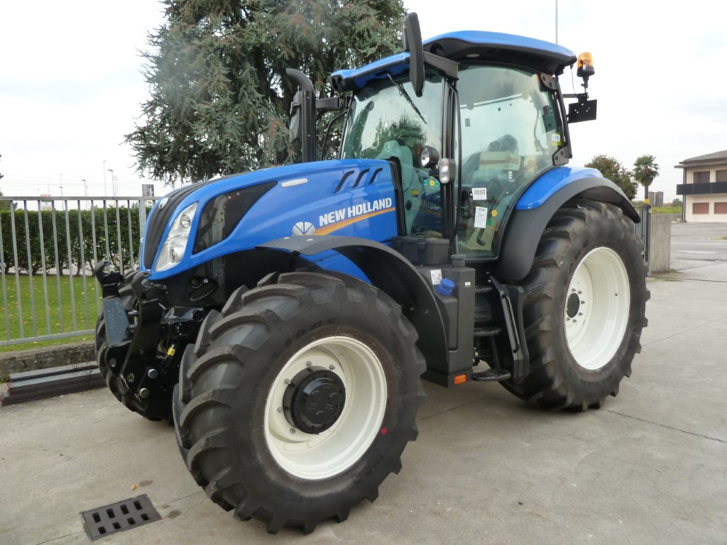 Impianto di frenatura idraulico monolinea tipo CUNA e pneumatico su trattore NEW HOLLAND T6.180 (MR)